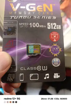 Micro sd vgen 256gb original