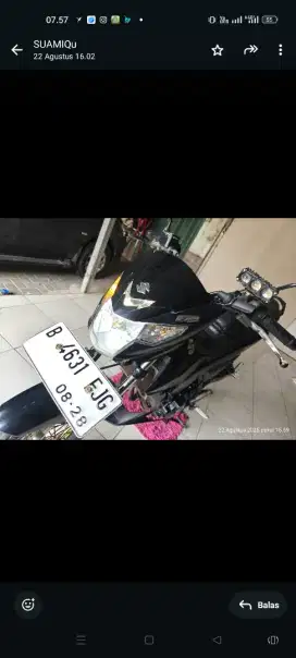 JUWAL : SATRIA FU 150 INJEKSI FU FI 2017 PREDATOR BLACK RX SEMPURNA