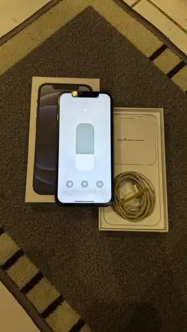 Dijual Iphone 12 Black 128GB Mulus Lengkap