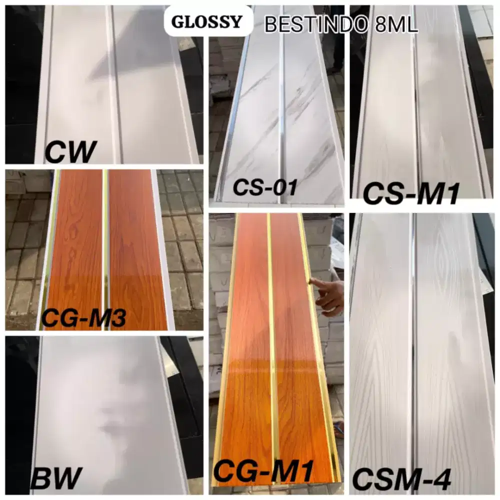 plafon PVC memasang membeli bahan pun jadi