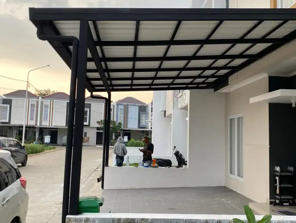 Kanopi alderon besi galvanish