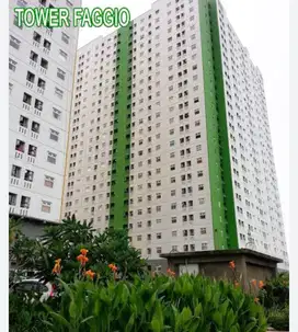 Dijual BU apartemen green pramuka tower faggio tipe studio luas 21 m2
