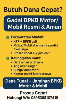 Solusi keuangan Cepat Jaminan kendaraan