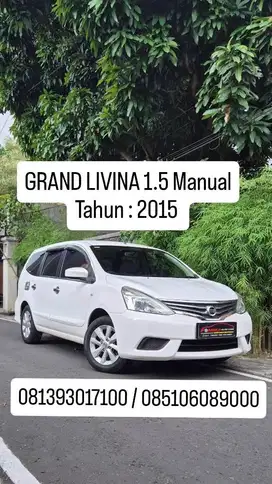 GRAND LIVINA 1.5 Manual
Tahun : 2015 ,plat AD