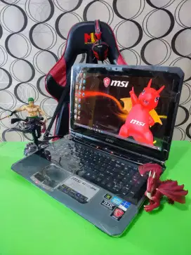 Laptop Design MSI Extreme Core i7 Ram 16/256gb Ssd Vga Nvidia COD