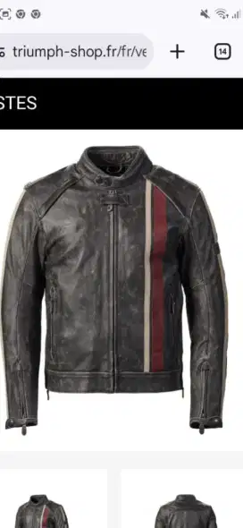 Jaket motor Triumph Raven 2 Jacket Black