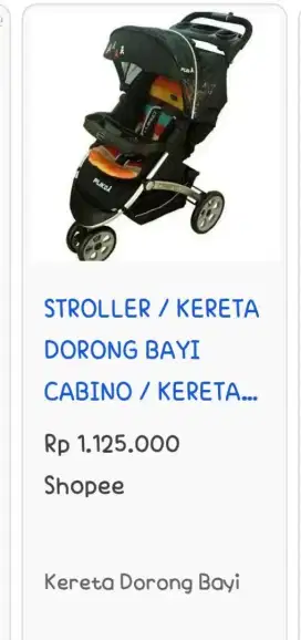 preloved stroller bayi