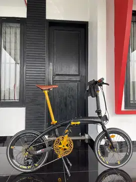 Sepeda NORIS PRO Black Gold ( full upgrade )