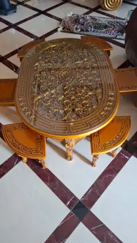 Meja makan oshin kursi 6