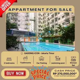 HARGA SUPER MURAH - Apartemen Hook 2 Kamar