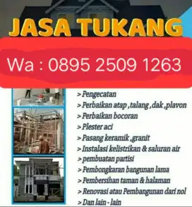 Jasa Borongan dan Harian Renovasi Rumah dan kontrakan
