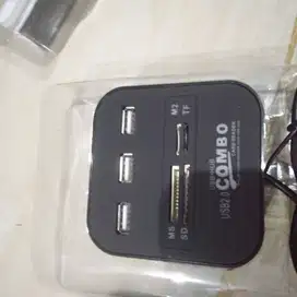 Card Reader USB Hub Multi Slot SD MMC MicroSD MS M2 Port