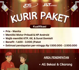 LOWONGAN KERJA KURIR MOTOR J&T EXPRESS