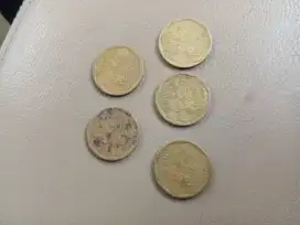 Koin kuno 100 rupiah 1995 - 1998 karapan sapi