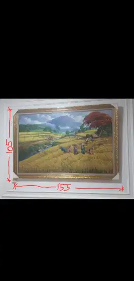 Lukisan Asli (Pemandangan) Cat Minyak