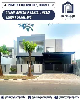 RUMAH MINIMALIS MODERN 2 LANTAI DI PUSPITA LOKA BSD .HRB127.