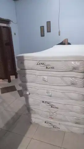 Matras bed latex King Koil uk 90*200 plus topper