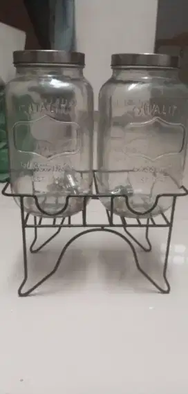 Jual cpt dual drink dispenser infuse water 2 tabung 3,5 liter