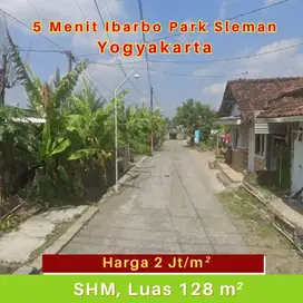 Tanah Yogyakarta 2 jt an/mtr Strategis 4 Menit Jl Raya Magelang