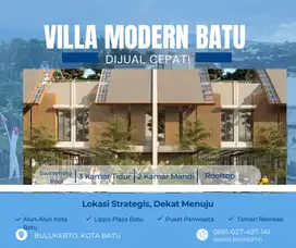VILLA WITH ROOFTOP DI KOTA BATU TERMURAH
