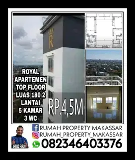 Royal Apartemen Panakkukang ToP Floor 25 & 26 Type 90, 2 Lantai 180 M
