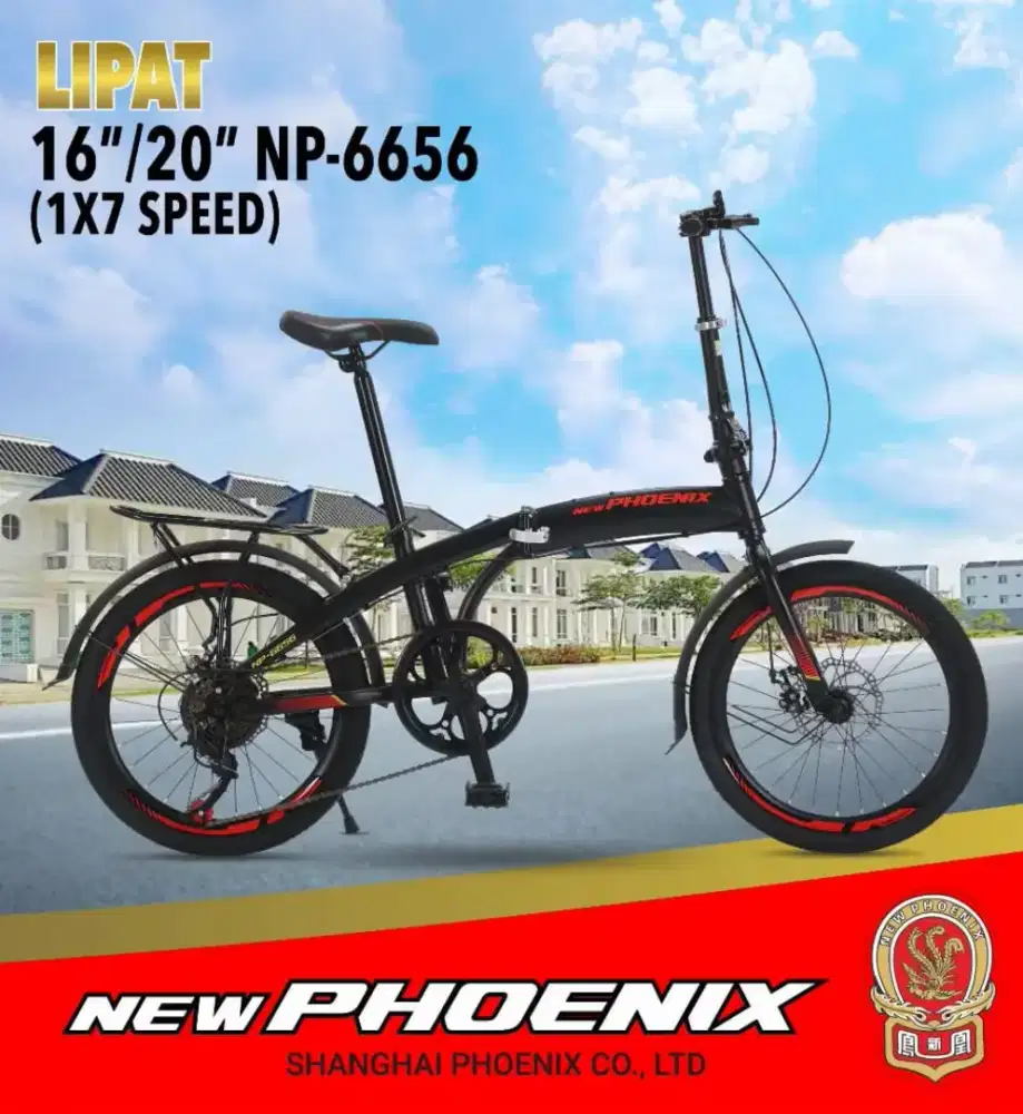 Sepeda lipat New Phoenix 20 inch