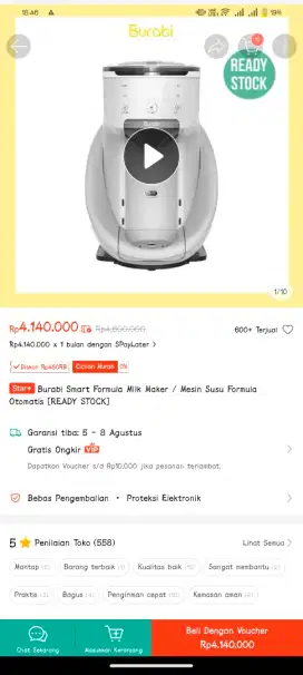 Burabi plus milk maker