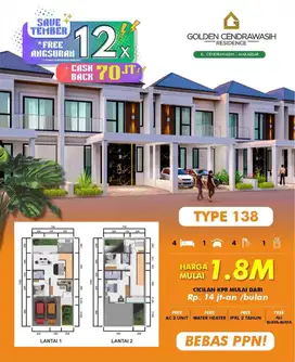 RUMAH 2 LANTAI DI JL POROS CENRAWASIH KOTA MAKASSAR