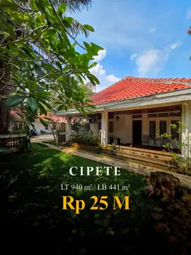 Dijual Rumah Tua Strategis, Hitung Tanah, Investasi Emas Dekat MRT