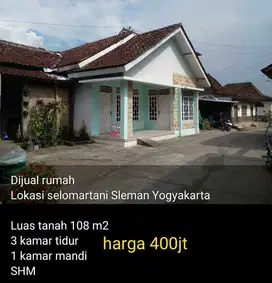 Dijual Rumah Murah Strategis Selomartani Sleman