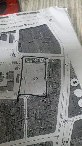Tanah Strategis, Tanah Abang, Jakarta Pusat, 2 Tampak Dan Hook