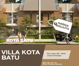 DIJUAL VILLA KOTA BATU 3 MENIT ALUN-ALUN BATU