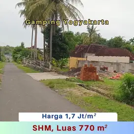 Tanah Yogyakarta 6 Menit Dari Bakal Tol Ambarketawang Gamping SHM