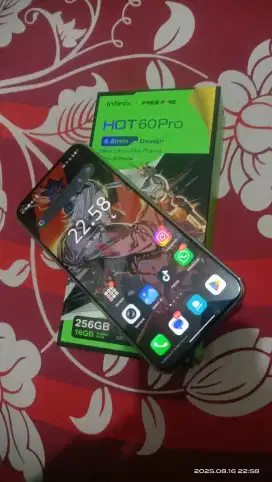 Infinix hot 60 pro Ram 8/256