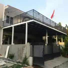 Canopy mezzanine - mezanine gudang - kanopi balkon mezanin - dak besi