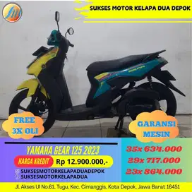 YAMAHA GEAR 125 2023 CASH/KREDIT DP MURAH PROSES CEPAT