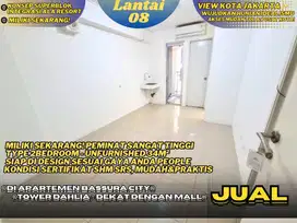 Jual Cepat! 2BEDROOM UNFURNISHED Samping Mall Kondisi SHM Bassura City
