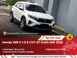 [ WARRANTY ] Honda WR-V WRV WR V 1.5 E CVT AT Putih NIK 2022/2023