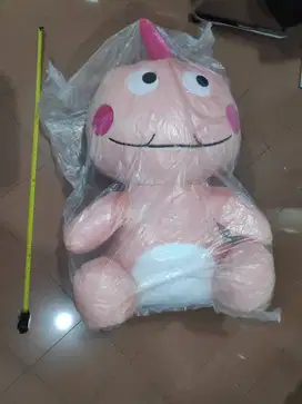 Boneka Monster Pink Tanduk Jumbo