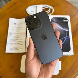 iPhone 16 Pro 128GB Black Titanium Like New Garansi iBox 12 Bulan