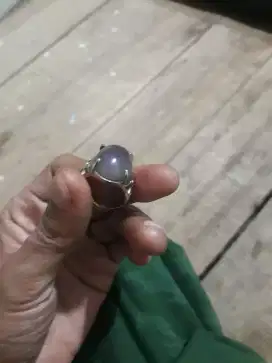 Cincin batu akik lavender