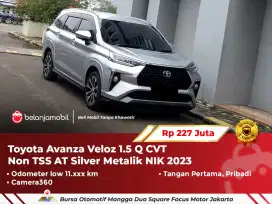 [ LOW KM ] Toyota Avanza Veloz 1.5 Q CVT Non TSS AT Silver 2023/2024