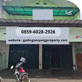 DIJUAL RUKO SIAP PAKAI Dekat Pasar Serpong & Taman Tekno cocok gudang