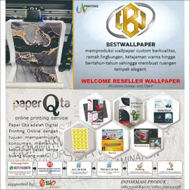 Cetak Banner, Brosur, Wallpaper Custom, MUG, PIN, ID Card, Dll
