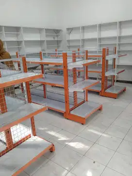 RAK GONDOLA T. 120 CM HARGA TERJANGKAU BAHAN PREMIUM KUAT DAN KOKOH