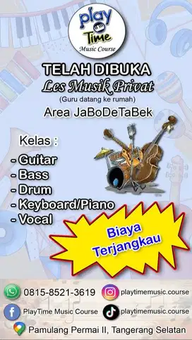 Les Musik Privat JaBoDeTaBek Area