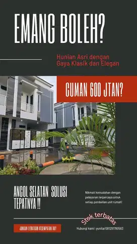 rumah murah ancol selatan dekat jis,kelapa gading,kemayoran