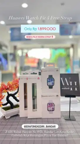 HUAWEI WATCH FIT 4 DICICIL BISA YAH