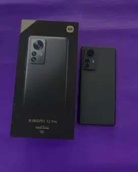 Xiaomi 12 pro 5G 12/256 ex resmi grey mulus fullset ori