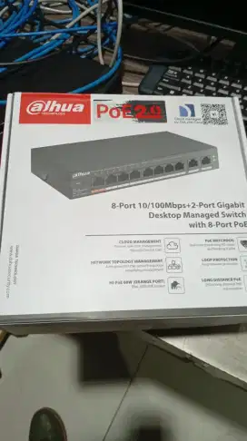 Managed Switch Hub PoE - Dahua